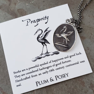 Prosperity - Good Luck Stork