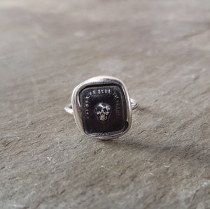 Skull - Skinny Stacking Ring