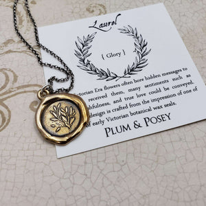 Laurel Necklace - Glory and Achievement in Bronze