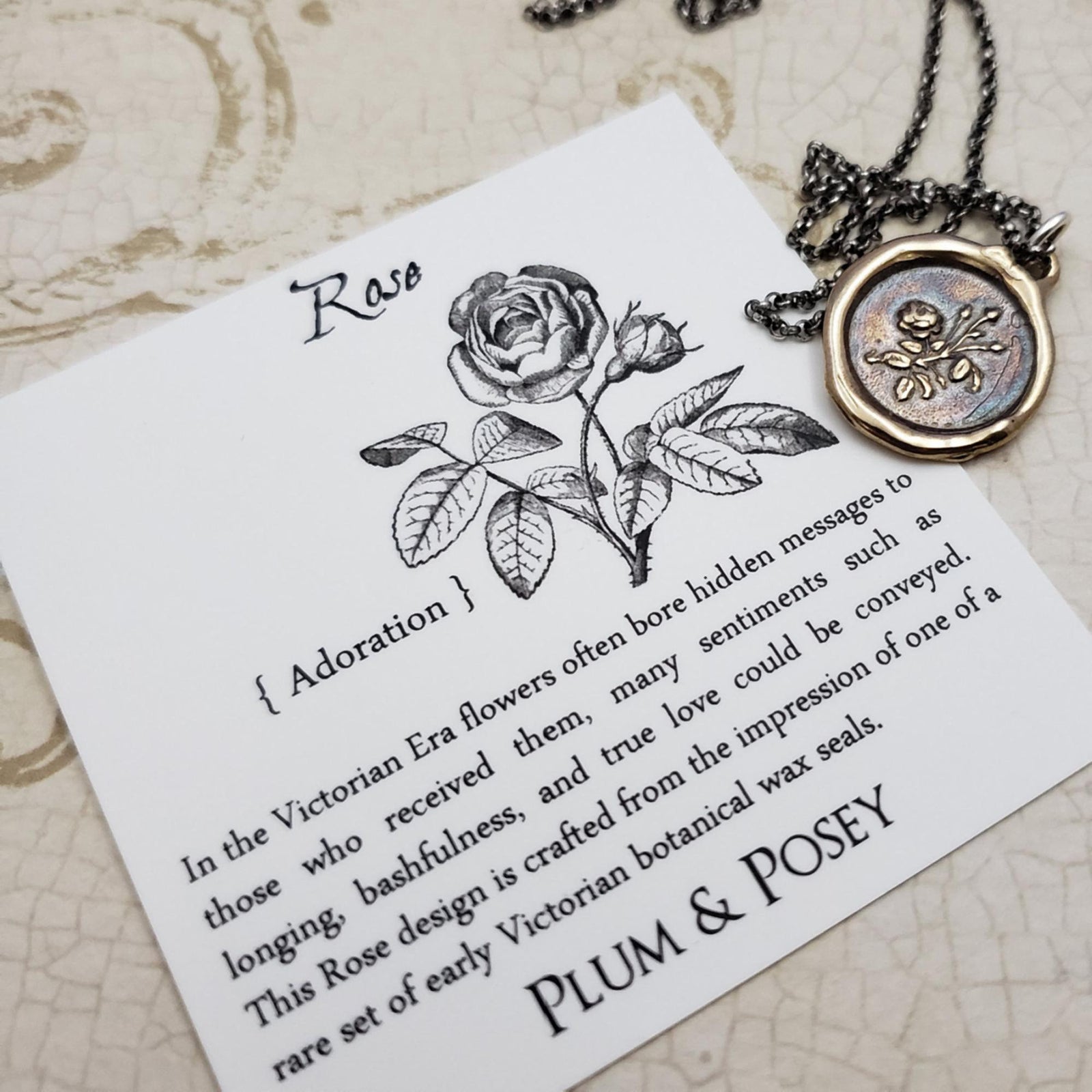 Rose - Adoration and true love in bronze