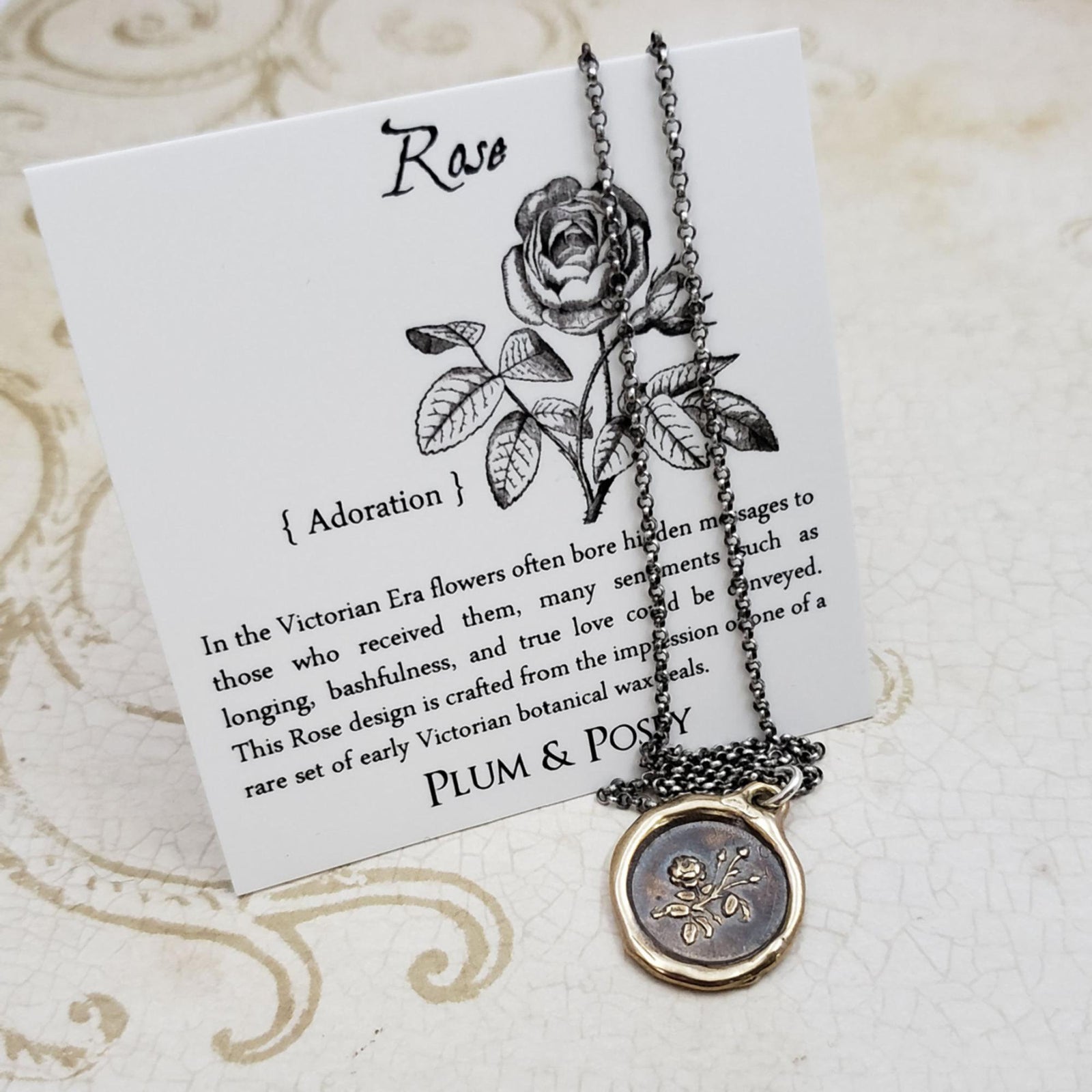 Rose - Adoration and true love in bronze