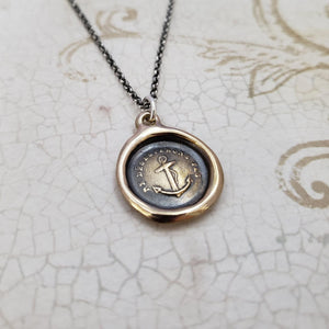 Keep Hope Anchor in Bronze