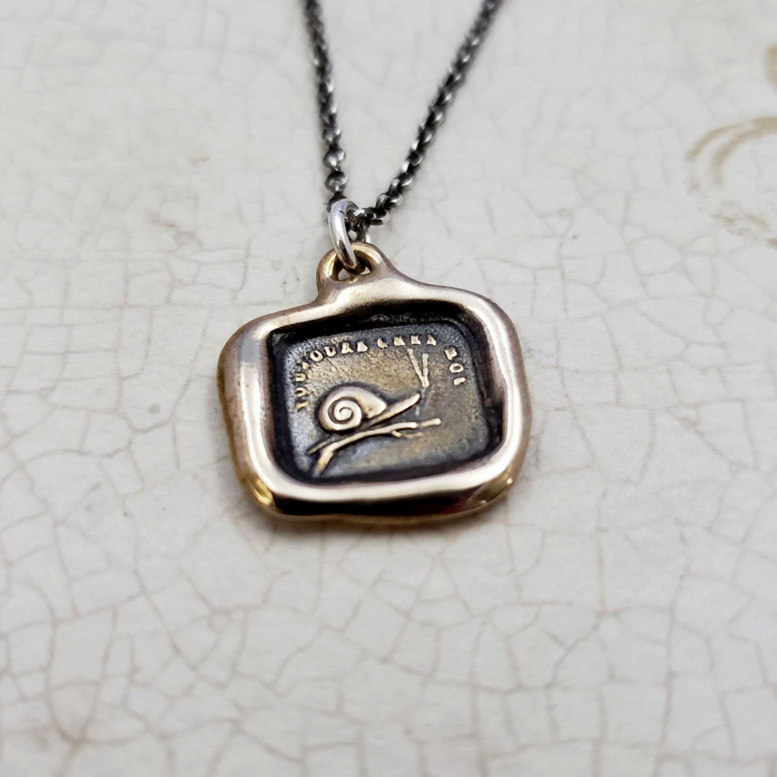 Always at Home Snail in Bronze