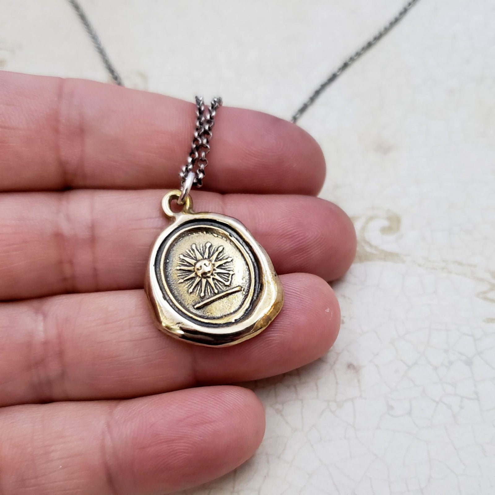 Sun - Glory and Splendor Necklace in Bronze