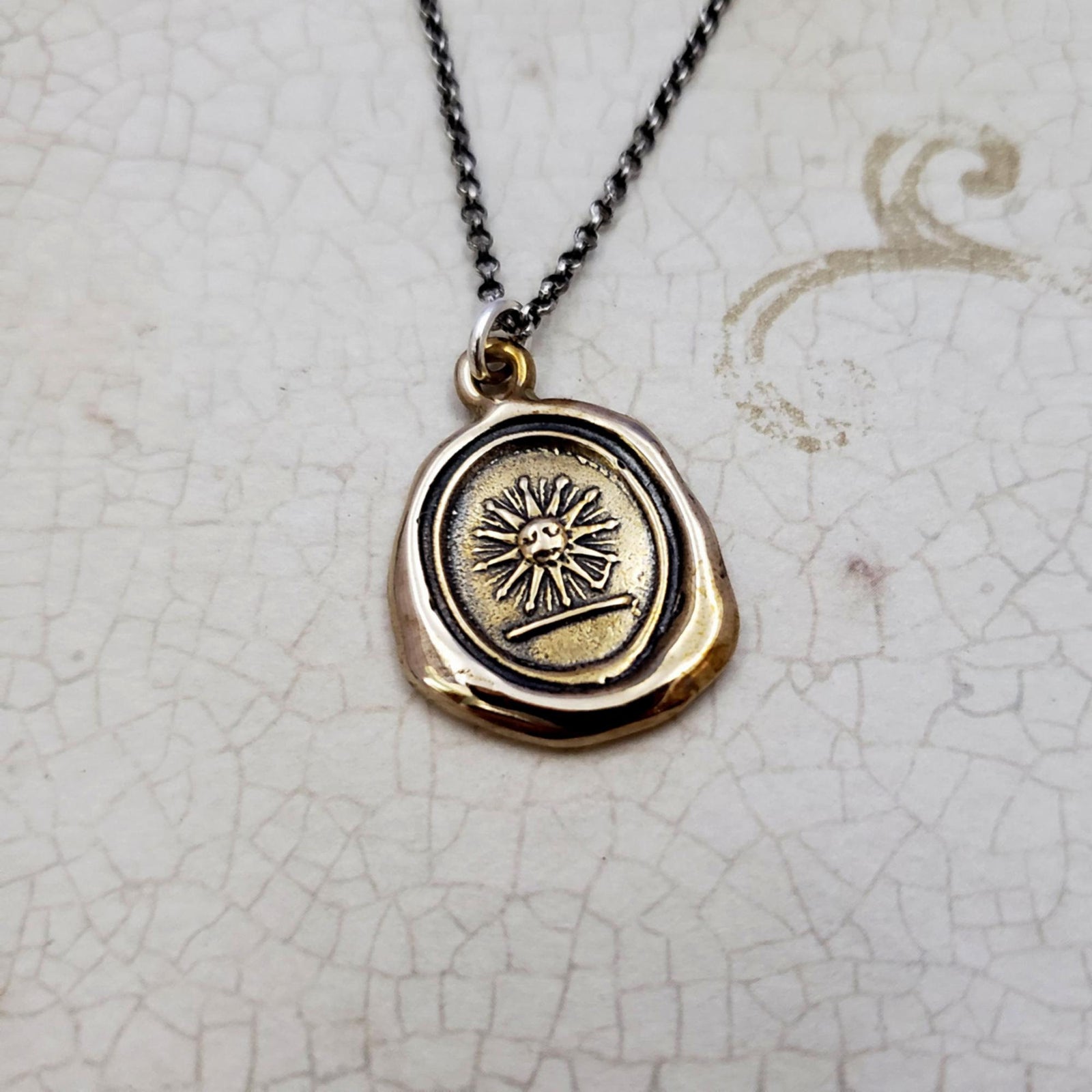Sun - Glory and Splendor Necklace in Bronze