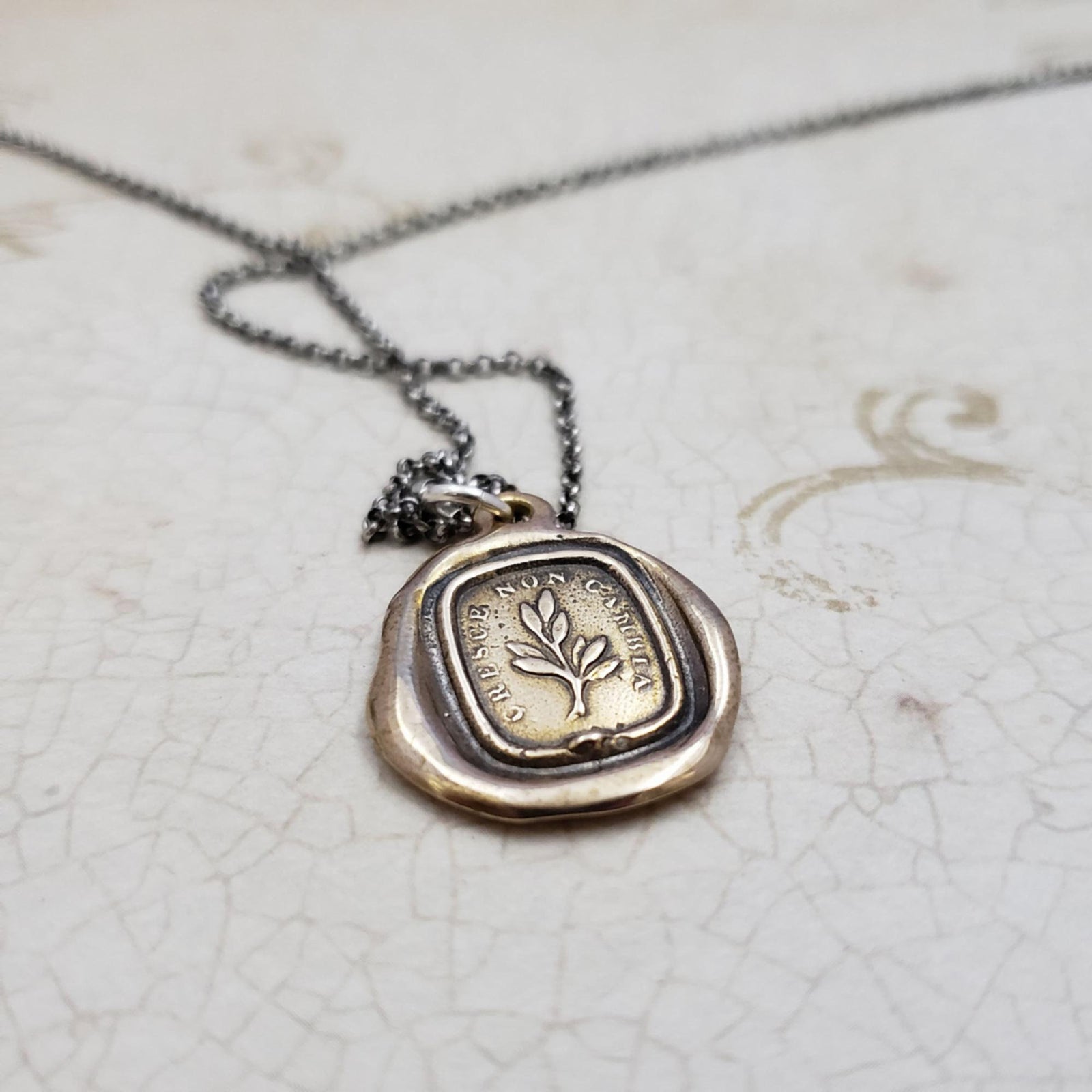 Growth Necklace in Bronze - Grow, don't change