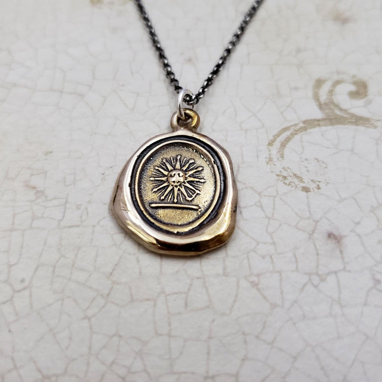 Sun - Glory and Splendor Necklace in Bronze