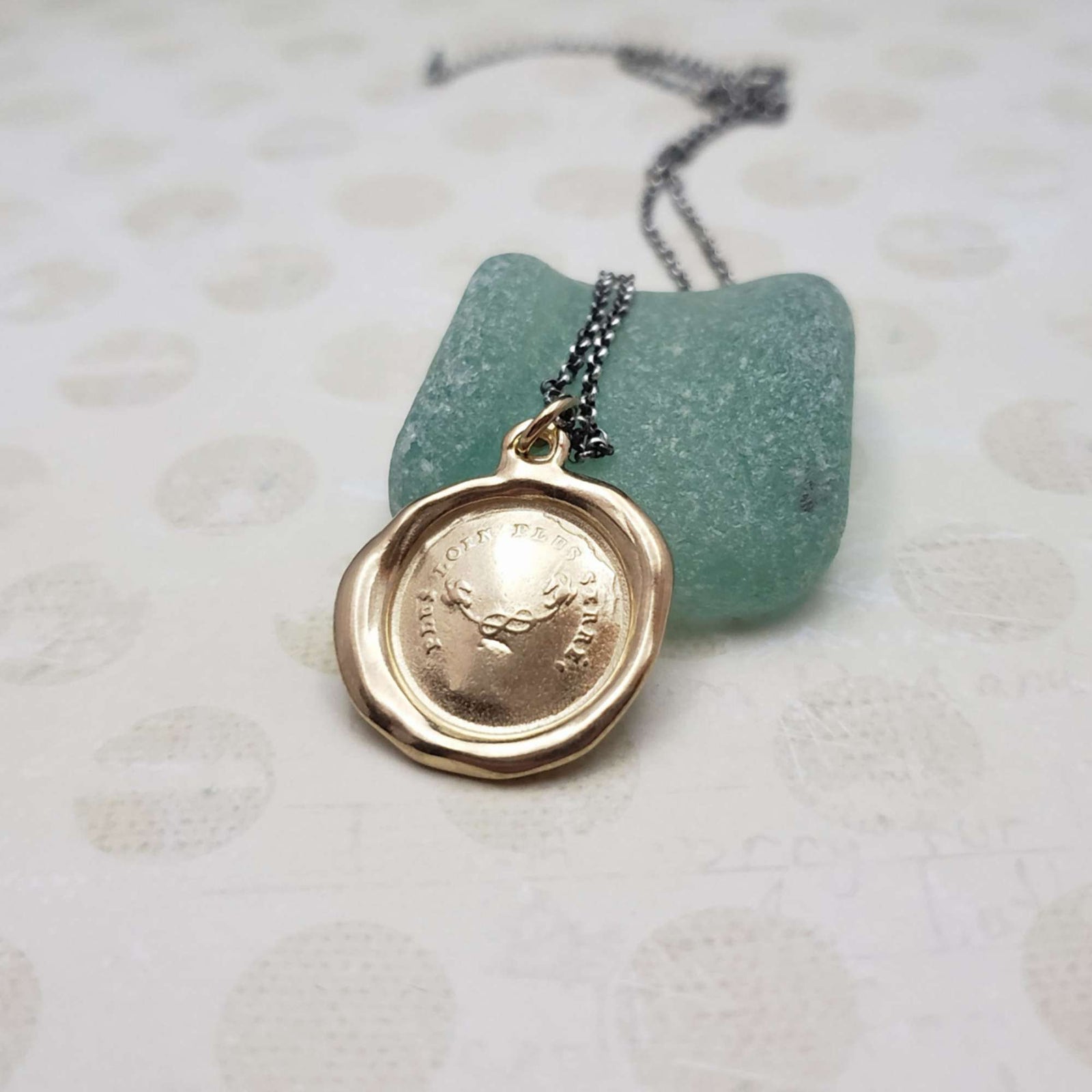 Swallow & Love Knot - The further apart, the tighter the bond in Gold Vermeil
