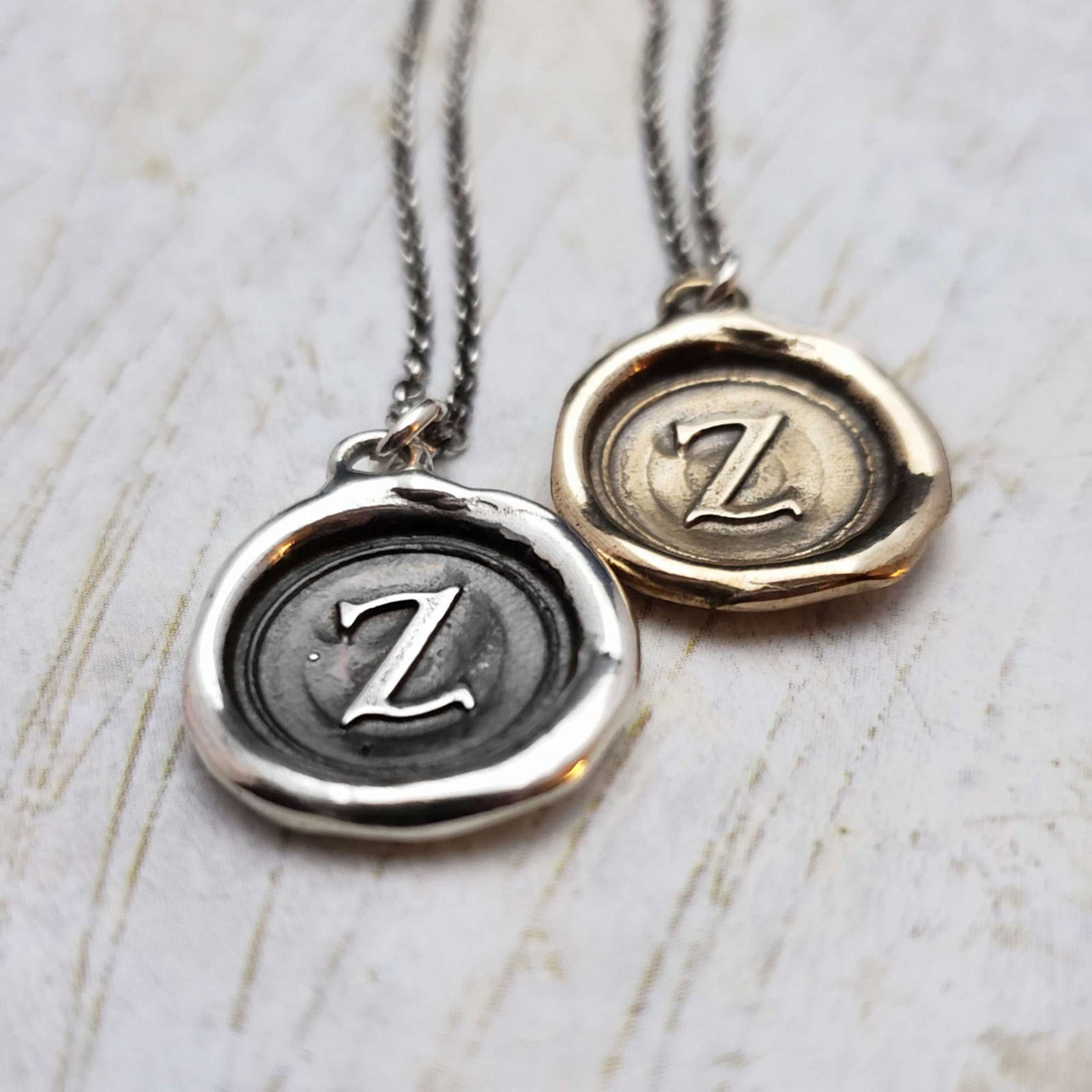 Letter Z in Bronze