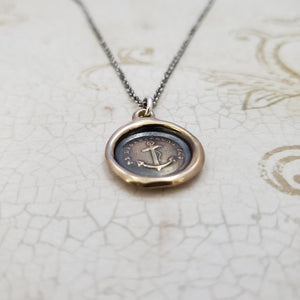 Keep Hope Anchor in Bronze