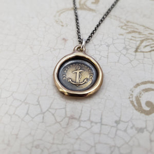 Keep Hope Anchor in Bronze