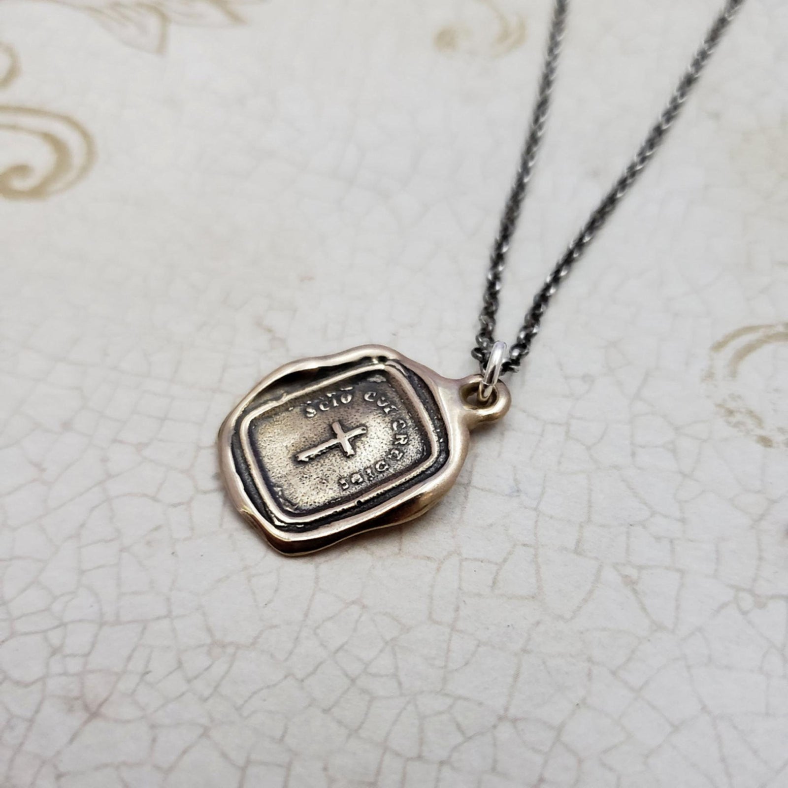 Christian Pendant - Christian in Bronze