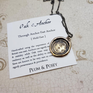 Anchor & Oak in Bronze