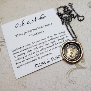 Anchor & Oak in Bronze