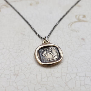 Strength Oak Tree Necklace in Bronze