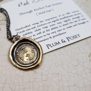 Anchor & Oak in Bronze