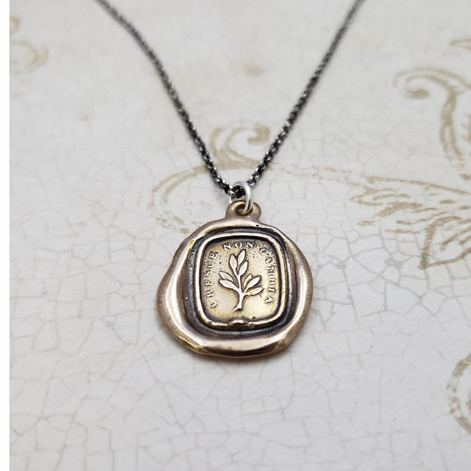 Growth Necklace in Bronze - Grow, don't change