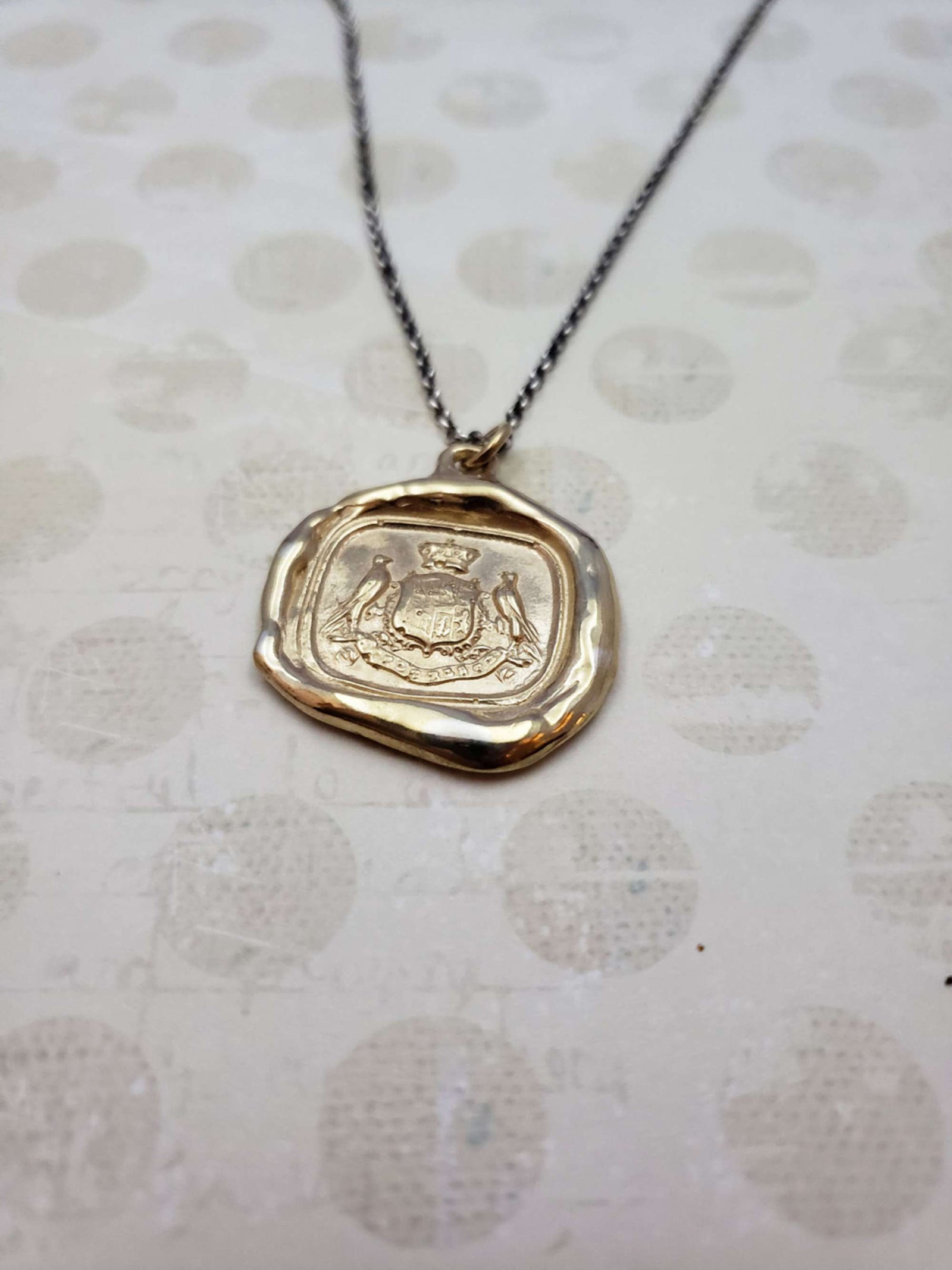 Hawks Crest - Bloom Forth in Gold Vermeil