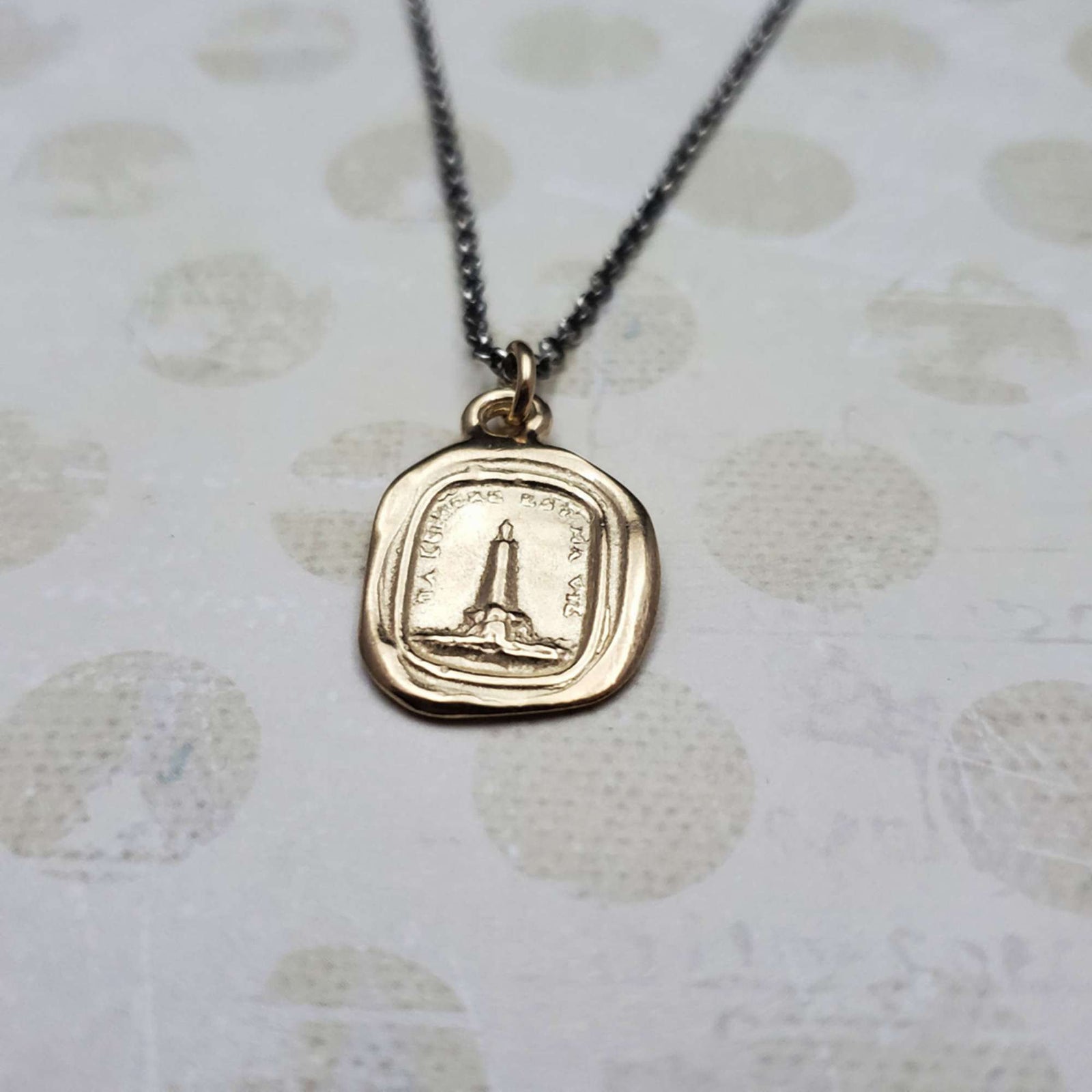 Haven Lighthouse in Gold Vermeil