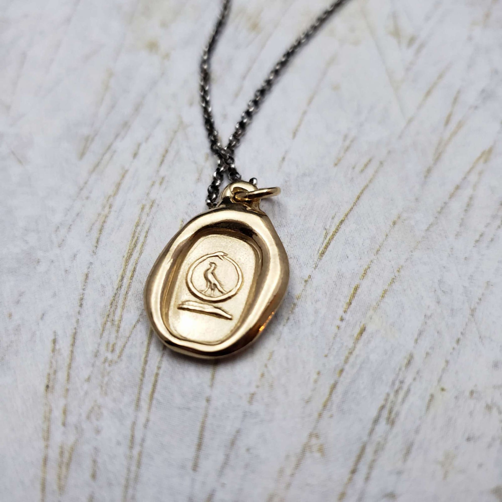 Swallow and Serpent - Eternal Loyalty in Gold Vermeil