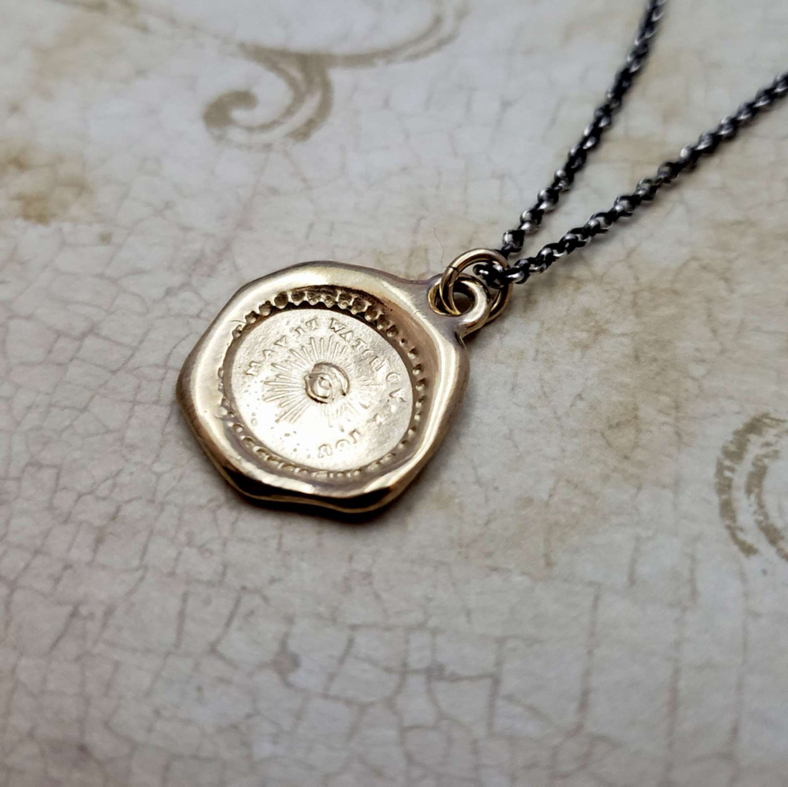 Eye of Providence Necklace in Gold Vermeil