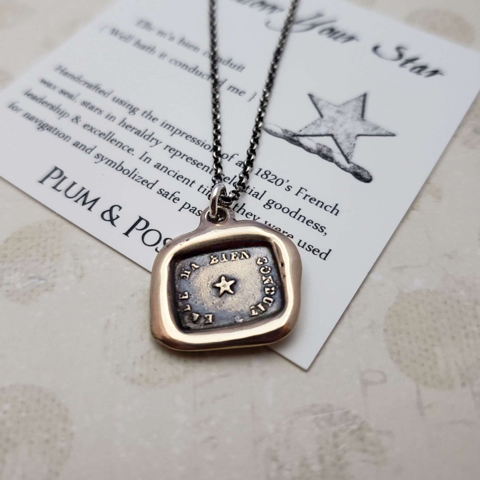 North Star - Guiding Star in bronze