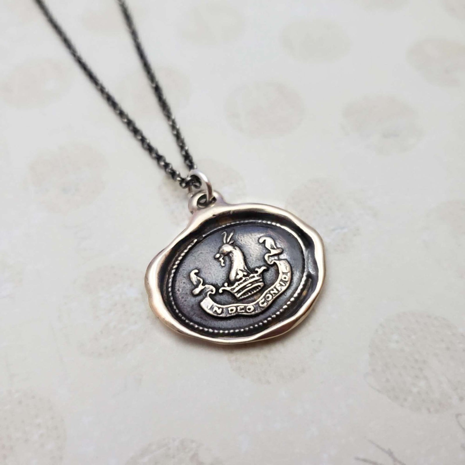 In God I Trust - In Deo Confide in bronze