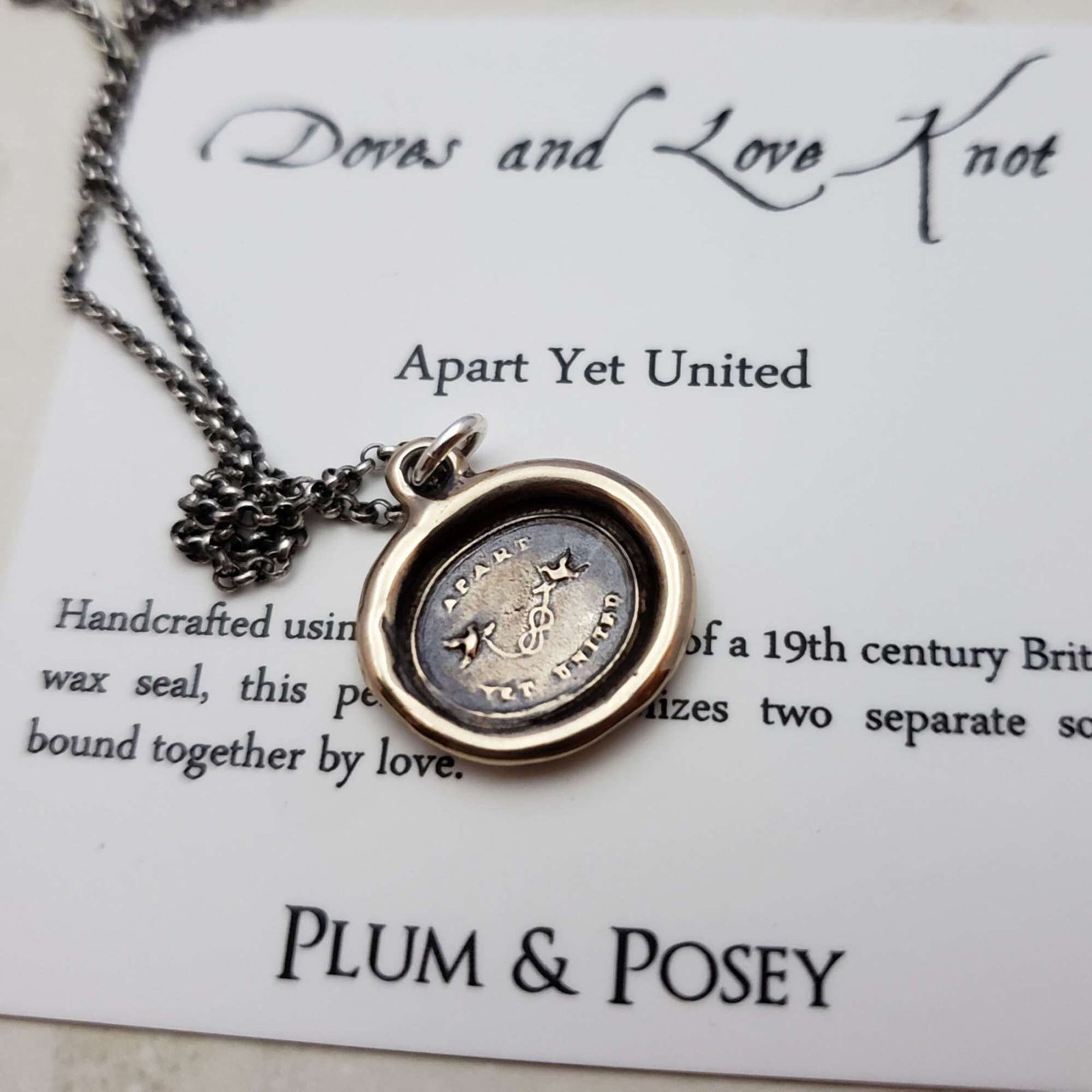 Two Doves - Apart Yet United in bronze