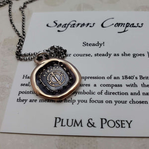 Seafarer Mariners Compass in bronze