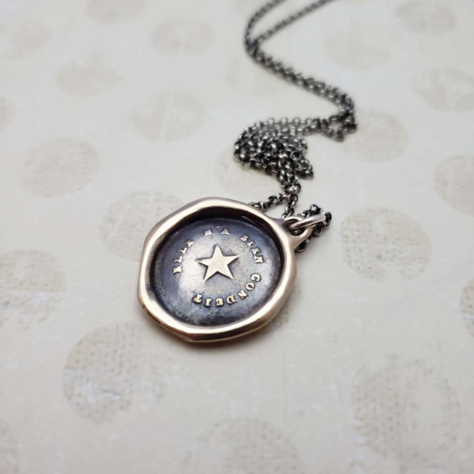 Star - Follow Your Star in bronze