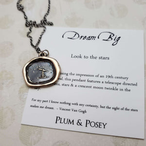 Look to the stars - Dream big in bronze