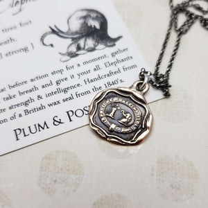 Elephant - Take Breath, Pull Strong in bronze