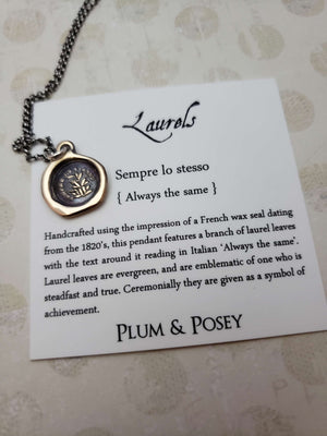 Laurel Leaf Evergreen - Always the Same in bronze