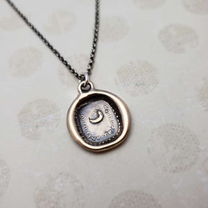 Moon - What is heaven without thee in bronze