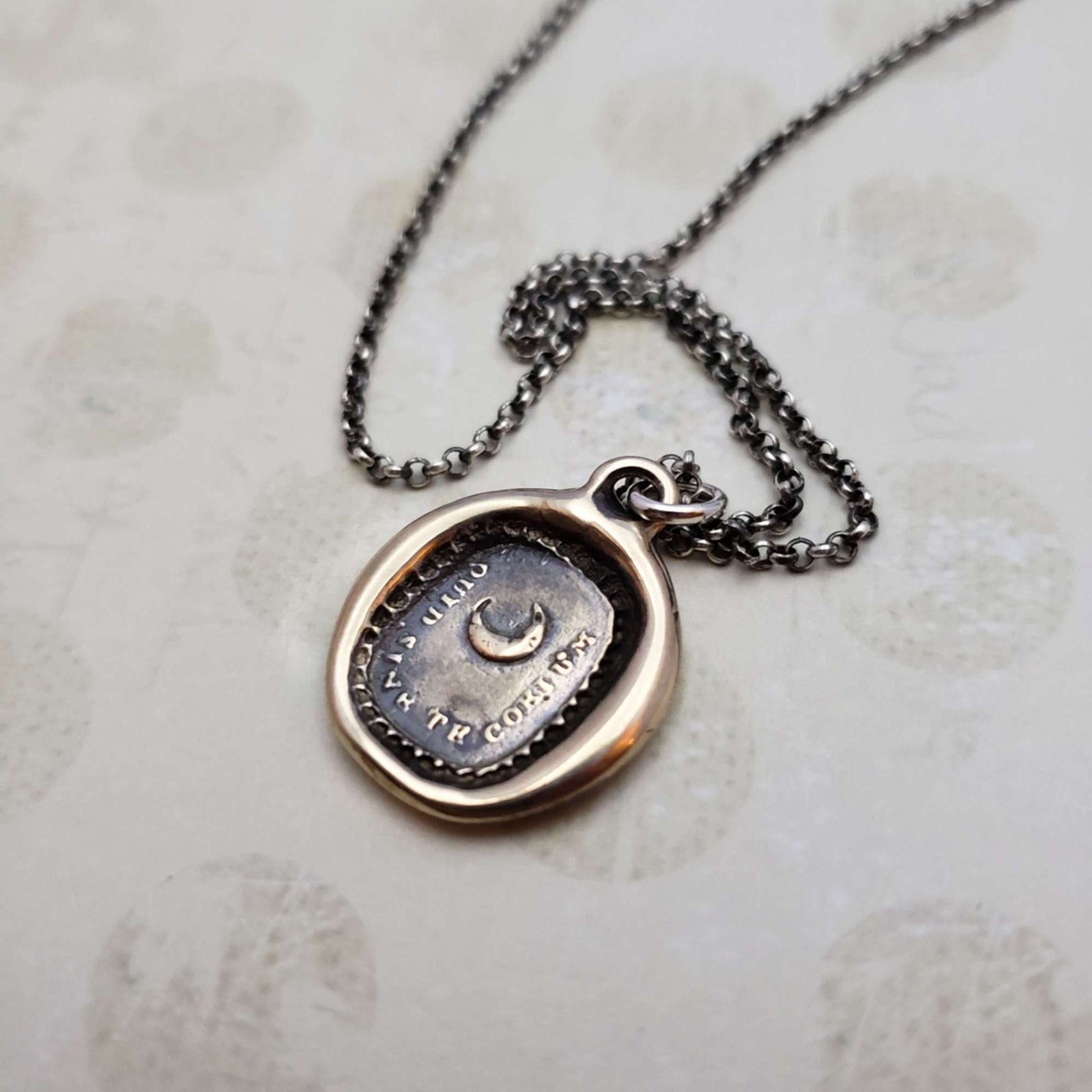 Moon - What is heaven without thee in bronze