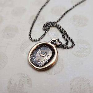 Moon - What is heaven without thee in bronze