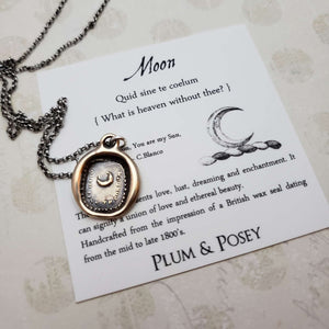 Moon - What is heaven without thee in bronze