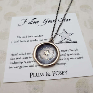 Star - Follow Your Star in bronze