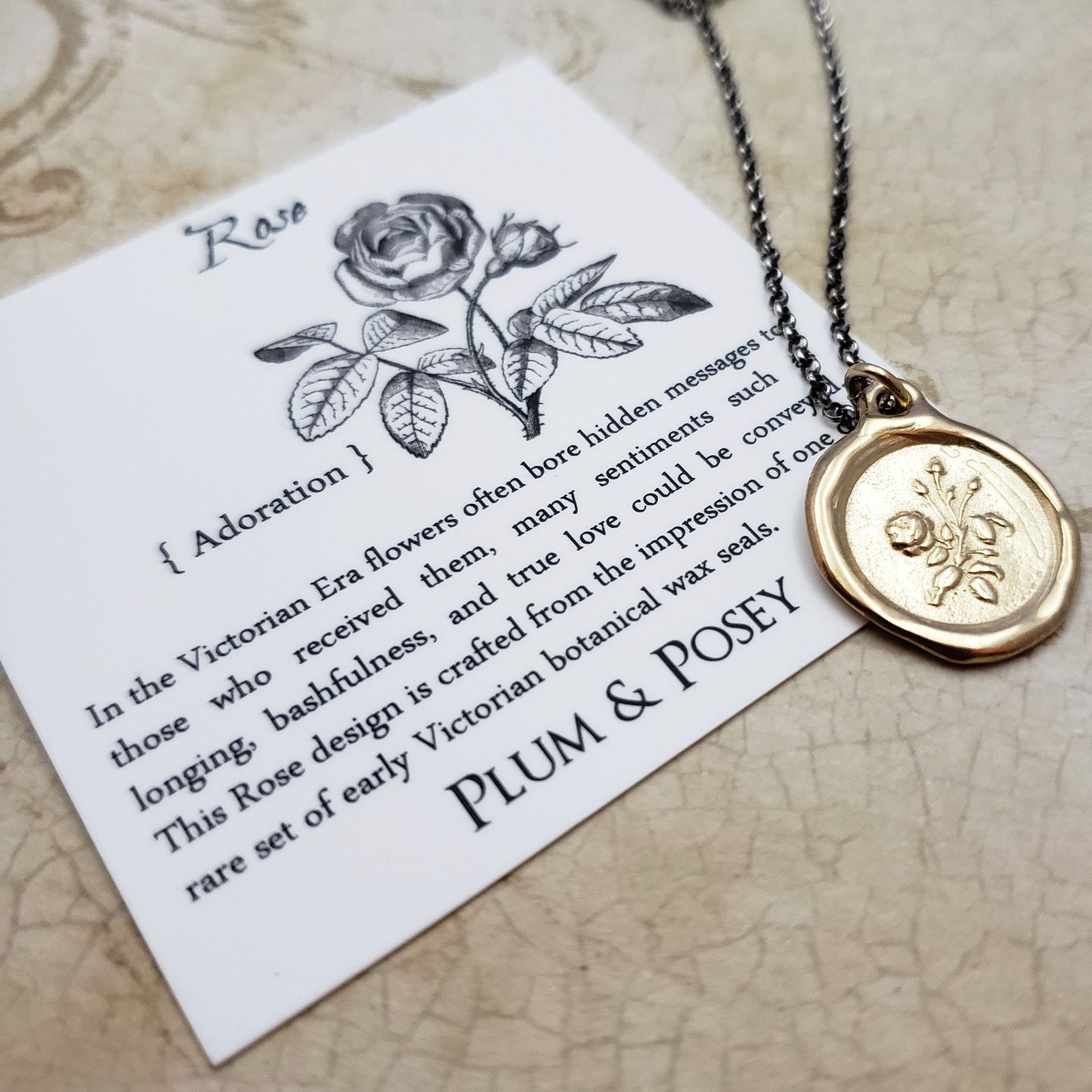 Rose - Adoration and Love in Gold Vermeil
