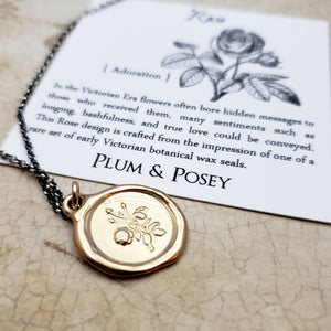 Rose - Adoration and Love in Gold Vermeil