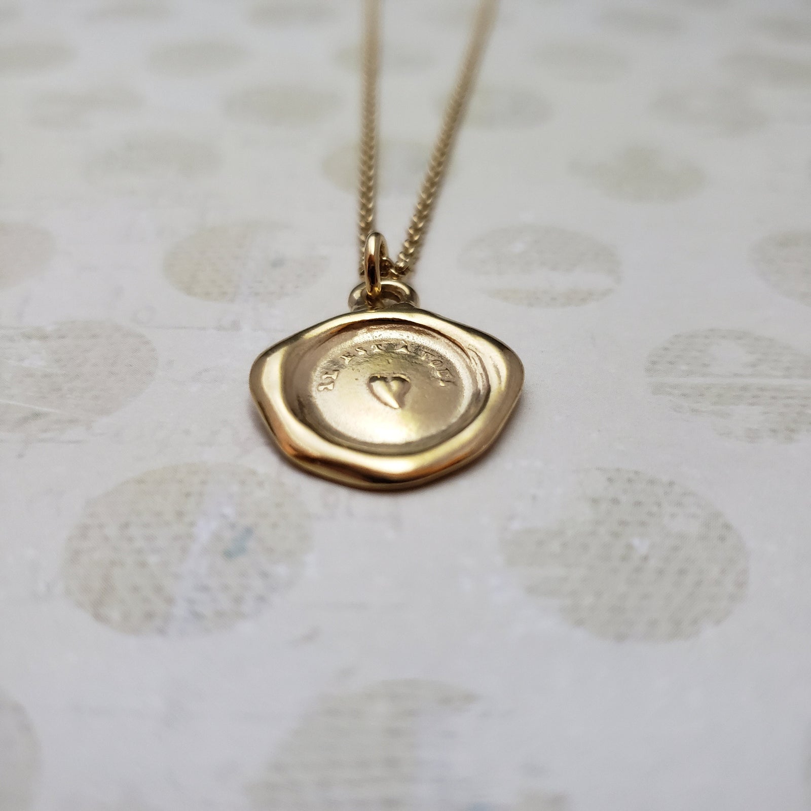 Heart - My Heart is Yours in Gold Vermeil