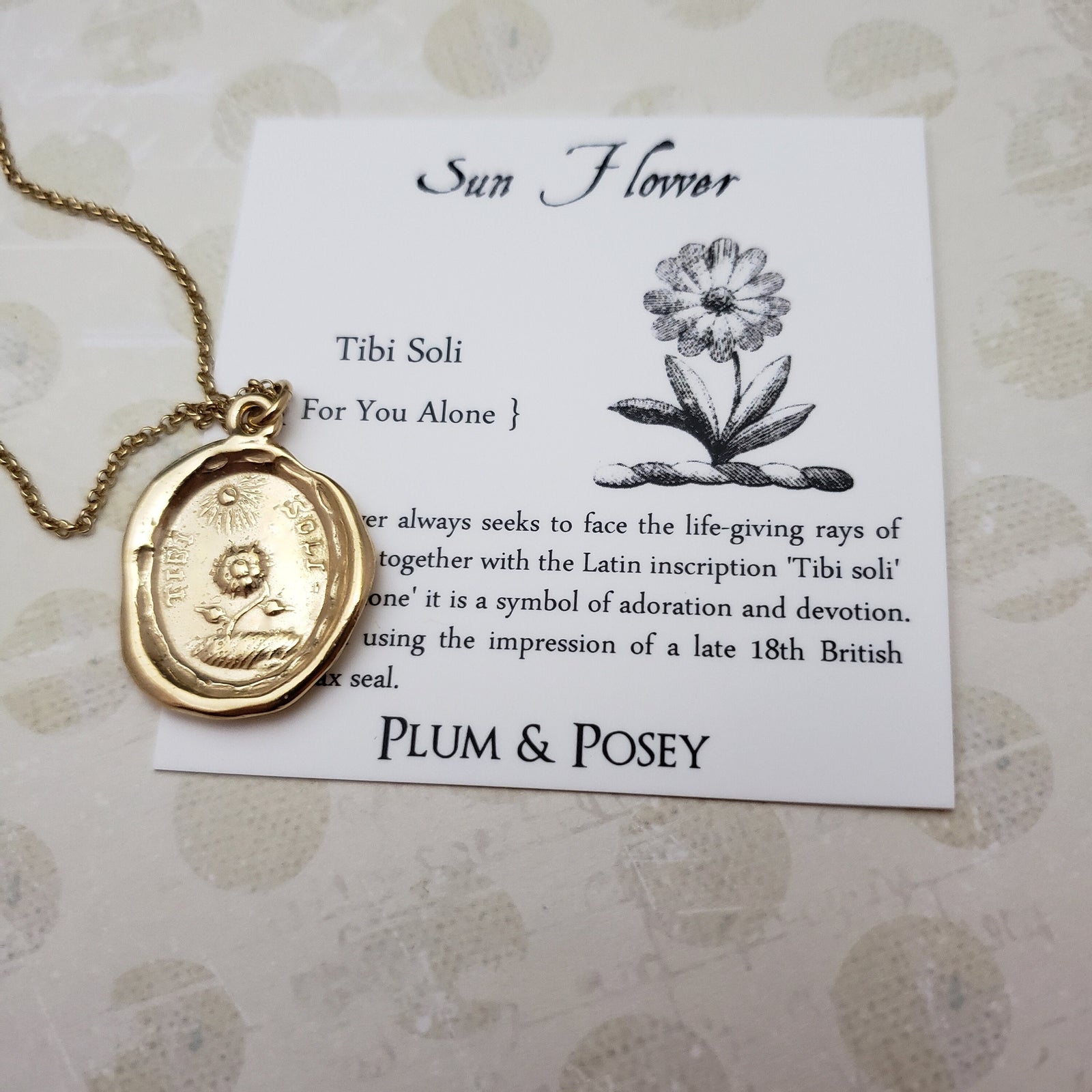 Golden Sunflower - Everything for You in Gold Vermeil