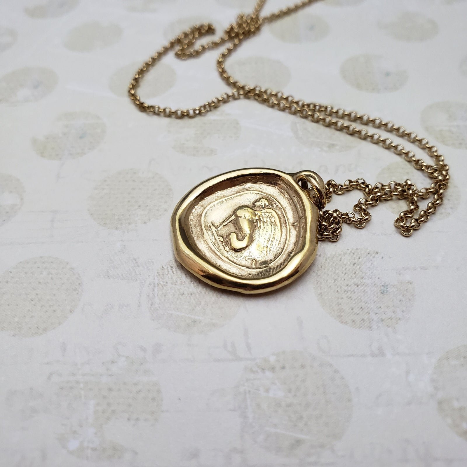 Sphinx - Mystery & Enigma in Gold Vermeil