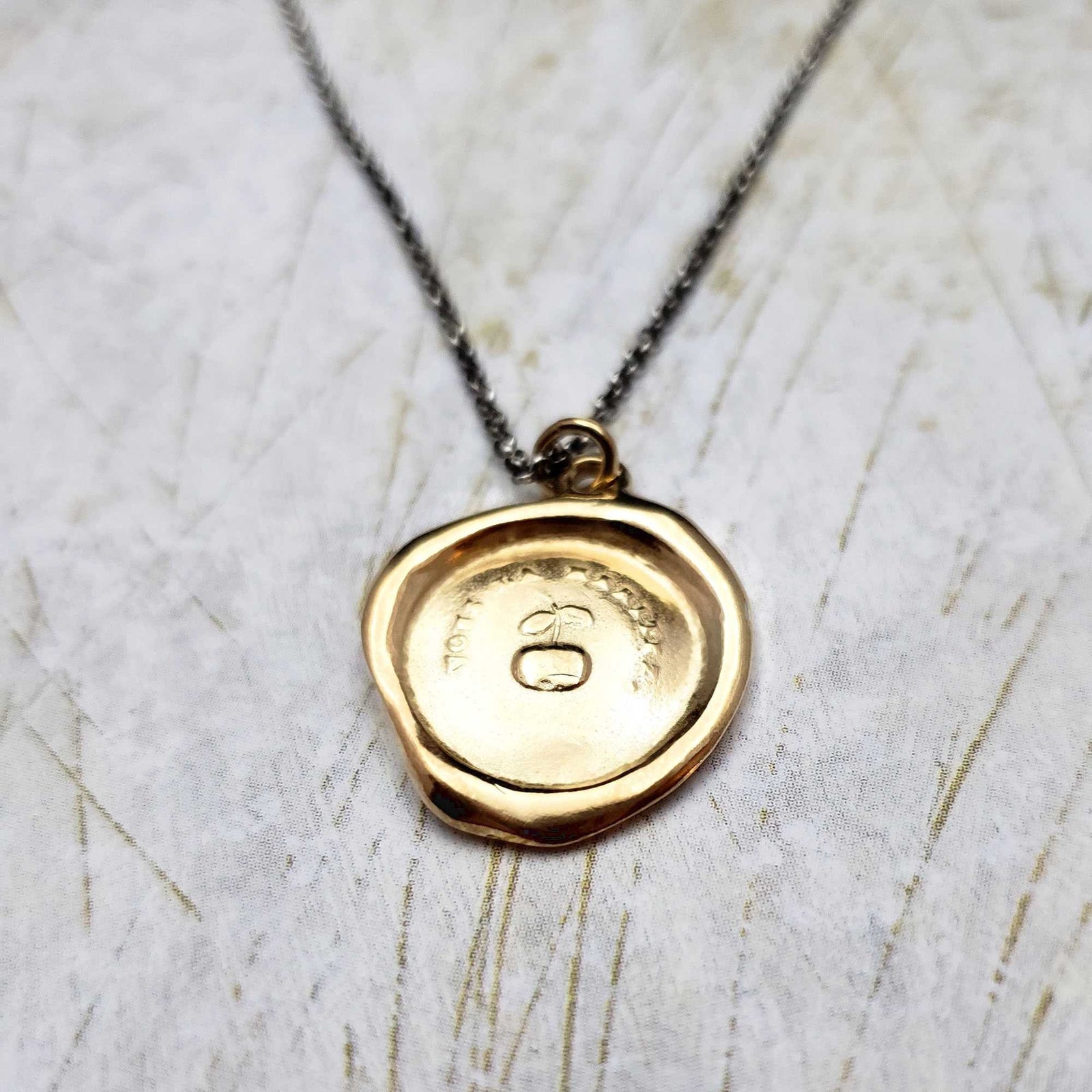 You Deserve It - Golden Apple in Gold Vermeil