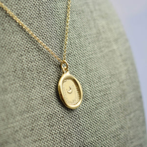 Moon - What is heaven without thee in Gold Vermeil