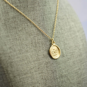 Lion Crosslet Fitchee in Gold Vermeil