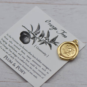 Orange Tree - Generosity in Gold Vermeil
