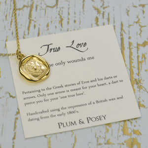 One True Love - One Only Wounds Me in Gold Vermeil