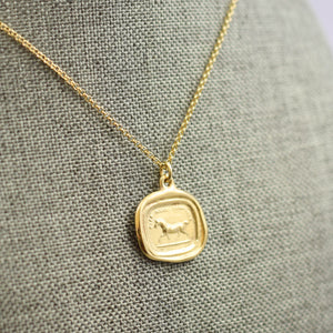 Horse - High spirited yet sensitive in Gold Vermeil