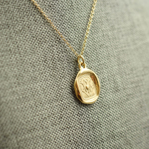 One True Love - One Only Wounds Me in Gold Vermeil